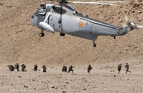 Spanish Sea King Helicopter - Steadfast Jaguar, NRF Exercise