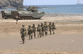 Amphibious landing demonstration - Steadfast Jaguar, NRF Exercise