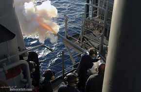 USS Bataan (LHD 5) .40mm saluting battery