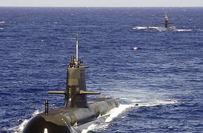 HMAS Rankin (Hull 6) and USS Key West (SSN-722)
