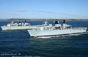 HMS Albion L14 and HMS Bulwark L15