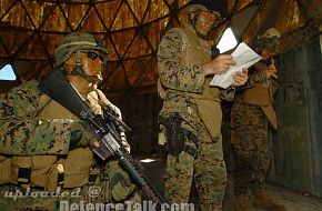 US marine with M-16 rifle, RIMPAC 2006