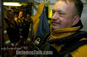 Bunker gear onboard HMCS Algonquin (DDG 283) - RIMPAC 2006