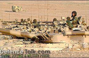 Iran army Tanks - Zolfaqar war games, 1st stage