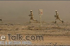 Iranian Soldiers Running - Zolfaqar Iran War Games