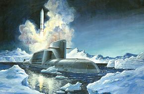 Soviet DELTA Firing Missile - Military Weapons Art