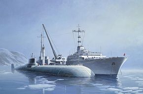 TYPHOON Replenishing in the Arctic - Military Weapons Art