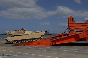 M1A1 Abrams Tank Arrival - Australian Army