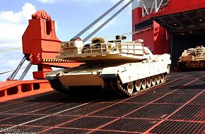 M1A1 Abrams Tank Arrival - Australian Army