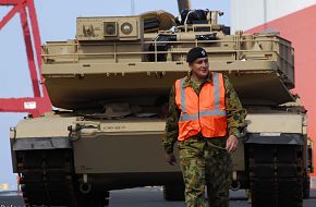 M1A1 Abrams Tank Arrival - Australian Army