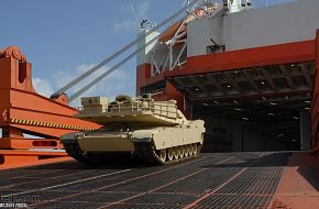 M1A1 Abrams Tank Arrival - Australian Army