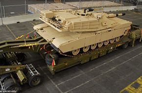 M1A1 Abrams Tank Arrival - Australian Army