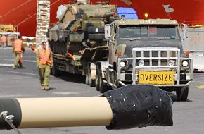 M1A1 Abrams Tank Arrival - Australian Army