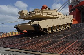 M1A1 Abrams Tank Arrival - Australian Army