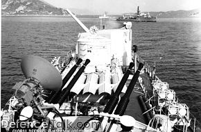 AA guns onboard destroyer Split