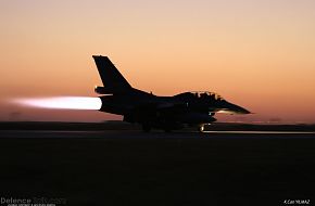 F-16 Sun Set