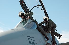 F-14 Tomcat Final Deployment - Sunset Ceremony