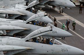 F-14 Tomcat Fighter's Final Deployment - US Navy