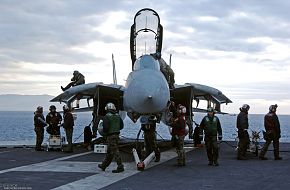 F-14 Tomcat Fighter's Final Deployment - US Navy