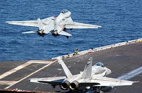 F-14 Tomcat Fighter's Final Deployment - US Navy