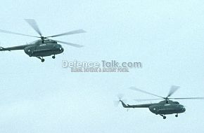 Pakistan Army Helicopters - Pak National Day Parade, March 1976