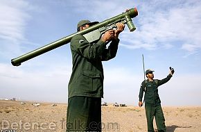 Iranian Missiles Fired during war games