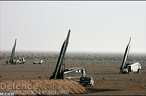 Iranian Missiles Fired during war games