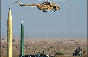 Iranian Missiles Fired during war games