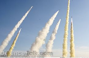 Iranian Missiles Fired during war games