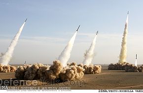 Iranian Missiles Fired during war games