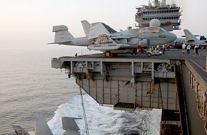 F-18 on USS Kitty Hawk (CV 63) - US Navy