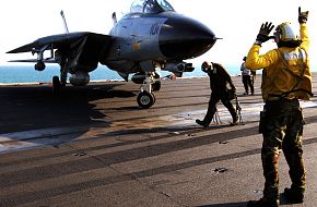 F-14 Tomcat on Nimitz-class aircraft carrier - Final Deployment