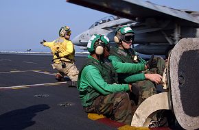 F-14D Tomcat - Aboard the Nimitz-class aircraft carrier