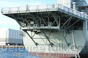 NUSHIP Sirius Auxiliary Oiler (AOR) helicopter platform