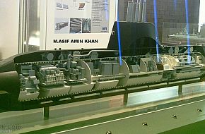 Type-214 Submarine Model - IDEAS 2006, Pakistan