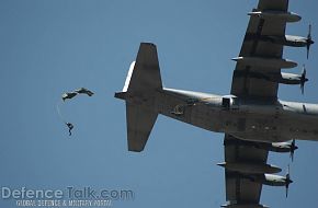 Special Forces jump from C-130 - News Pictures
