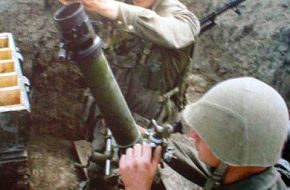 Russian Army Mortars and war in Chechnya