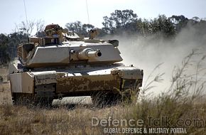 Australia's M1A1's on display
