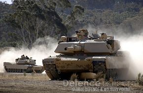 Australia's M1A1's on display