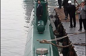 Iranian made Ghadeer midget submarine