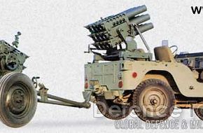 Iranian built rocket launcher (12 barrels)