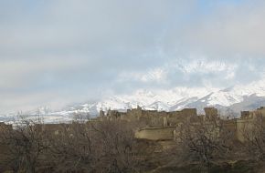 Destruction outside Kabul