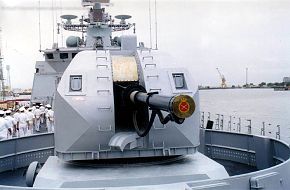 INS Talwar's main gun