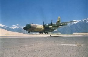 PAF C-130 landing