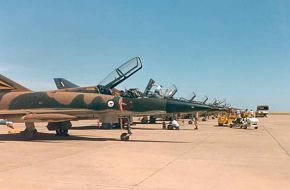 RAAF Mirages lined up at Darwin