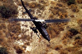 AH-1S PA over desert