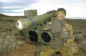 Australia's upgraded RBS-70 Surface to air missile with attached Night visi