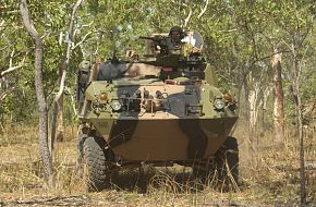 One of Australia's new Type 2 ASLAV PC's (Personel Carrier).