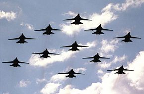RAAF F-111 formation.