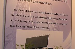 JY-11 medium to low altitude 3D surveillance radar